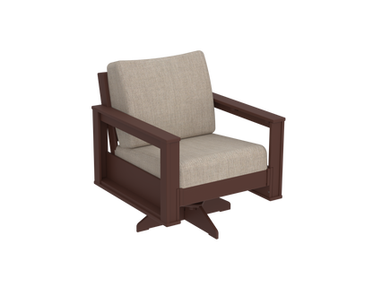 Modern Outdoor Swivel Arm Chair