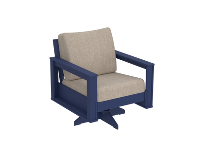 Modern Outdoor Swivel Arm Chair
