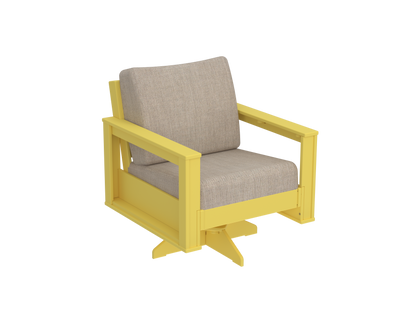 Modern Outdoor Swivel Arm Chair