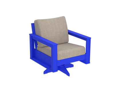 Modern Outdoor Swivel Arm Chair