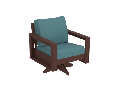Modern Outdoor Swivel Arm Chair