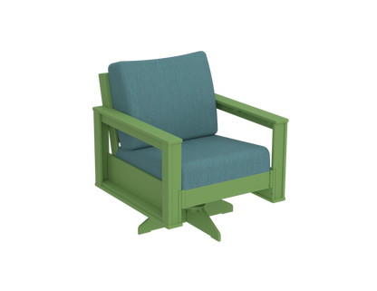 Modern Outdoor Swivel Arm Chair