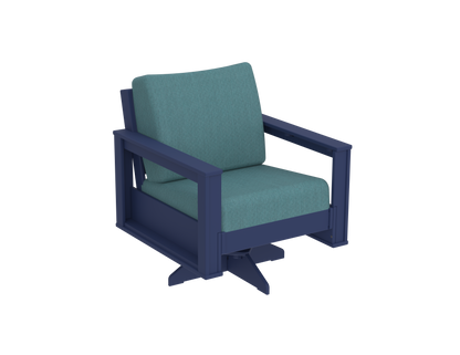 Modern Outdoor Swivel Arm Chair