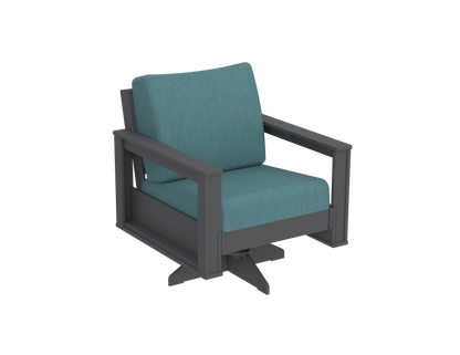 Modern Outdoor Swivel Arm Chair