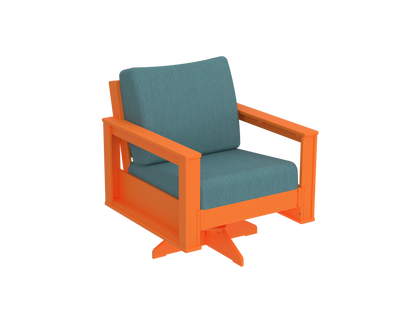 Modern Outdoor Swivel Arm Chair