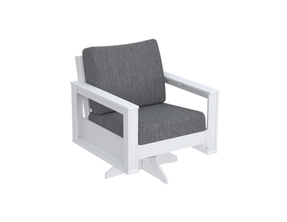 Modern Outdoor Swivel Arm Chair