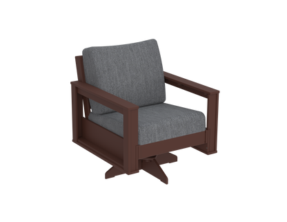 Modern Outdoor Swivel Arm Chair