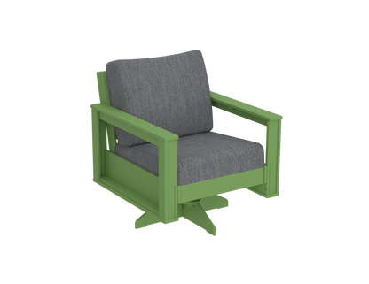 Modern Outdoor Swivel Arm Chair