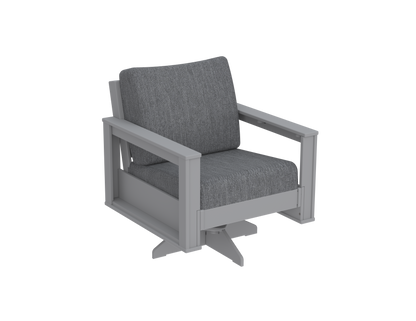 Modern Outdoor Swivel Arm Chair