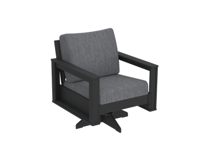 Modern Outdoor Swivel Arm Chair