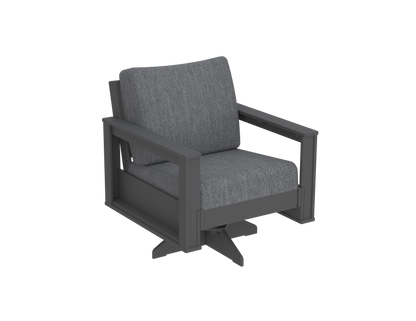 Modern Outdoor Swivel Arm Chair