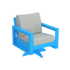 Modern Outdoor Swivel Arm Chair
