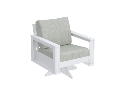 Modern Outdoor Swivel Arm Chair
