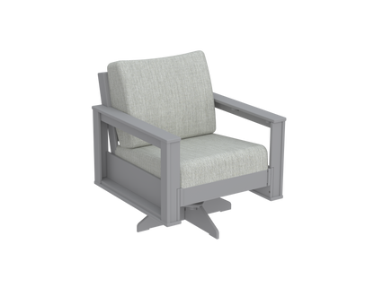 Modern Outdoor Swivel Arm Chair