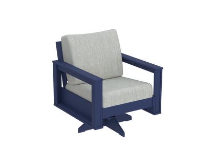 Modern Outdoor Swivel Arm Chair