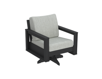 Modern Outdoor Swivel Arm Chair