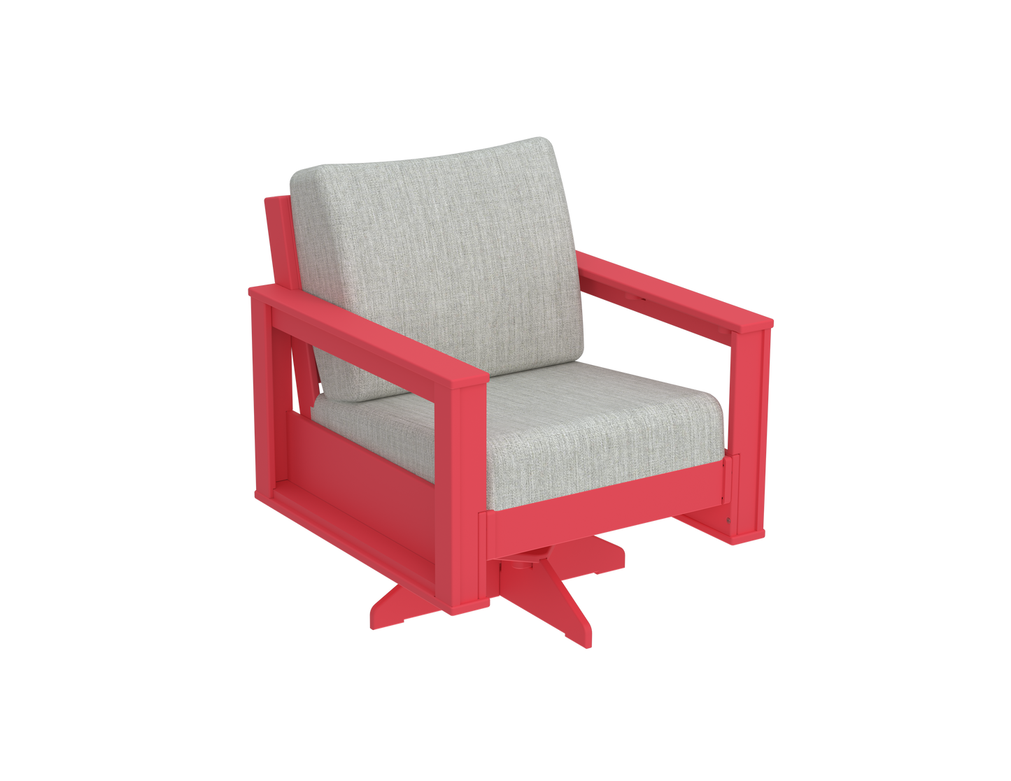 Modern Outdoor Swivel Arm Chair