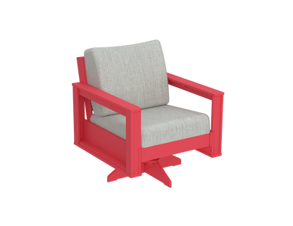 Modern Outdoor Swivel Arm Chair