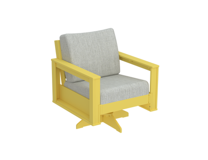 Modern Outdoor Swivel Arm Chair