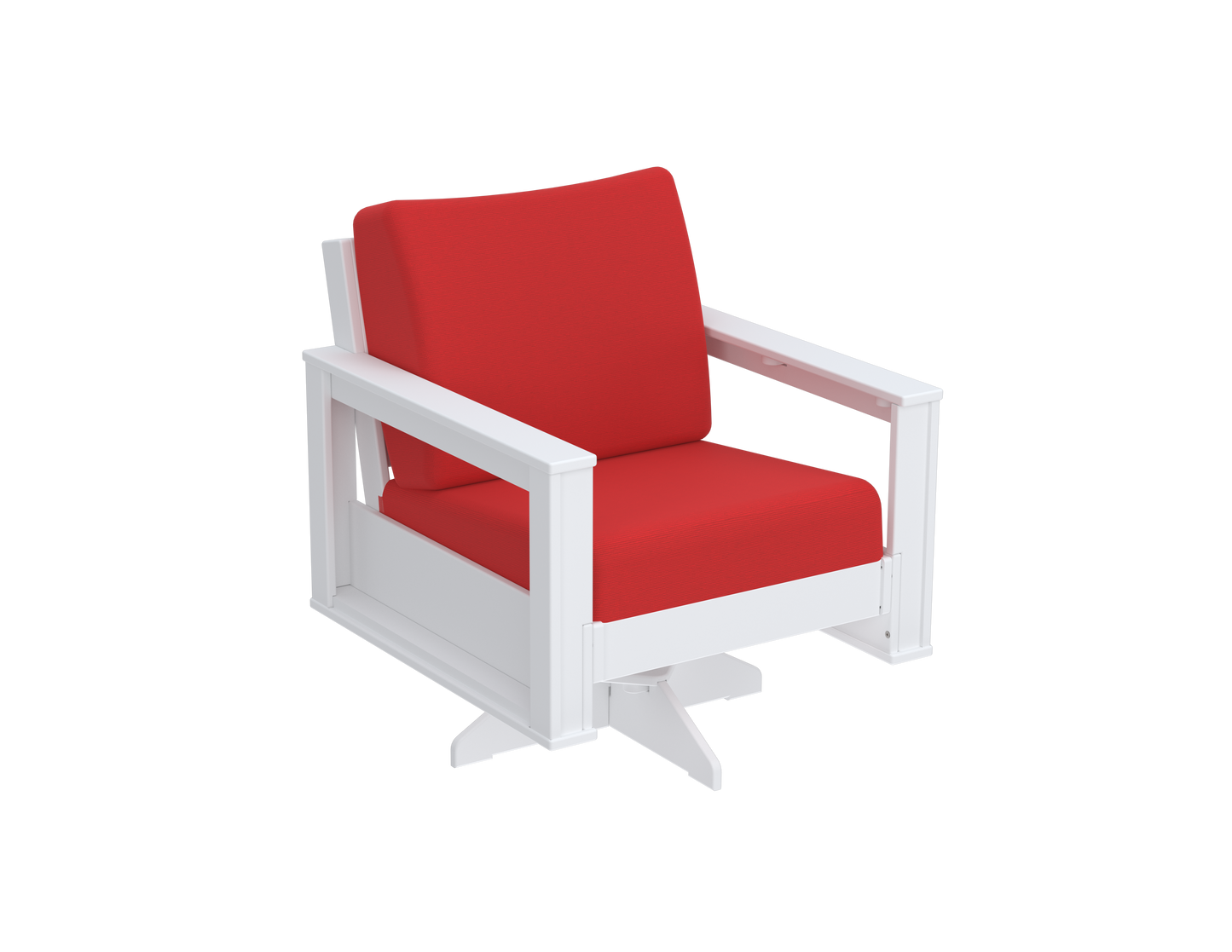 Modern Outdoor Swivel Arm Chair