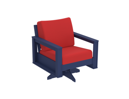 Modern Outdoor Swivel Arm Chair