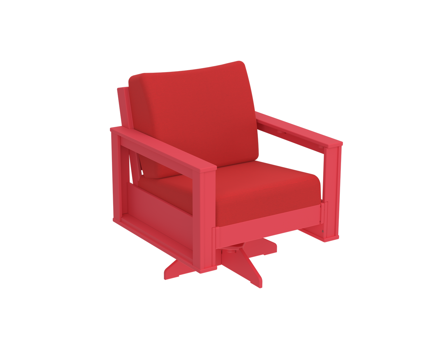Modern Outdoor Swivel Arm Chair