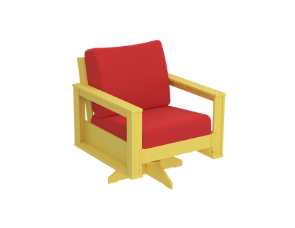 Modern Outdoor Swivel Arm Chair