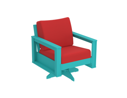 Modern Outdoor Swivel Arm Chair