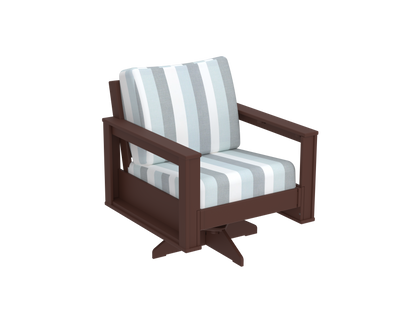 Modern Outdoor Swivel Arm Chair