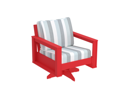 Modern Outdoor Swivel Arm Chair