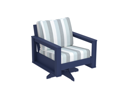 Modern Outdoor Swivel Arm Chair