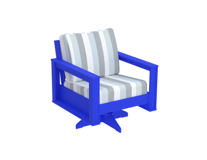 Modern Outdoor Swivel Arm Chair