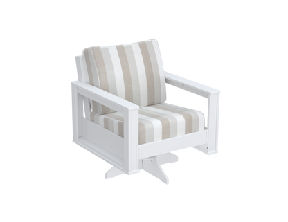 Modern Outdoor Swivel Arm Chair