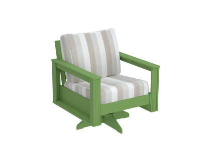Modern Outdoor Swivel Arm Chair