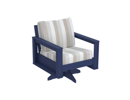 Modern Outdoor Swivel Arm Chair