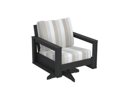 Modern Outdoor Swivel Arm Chair