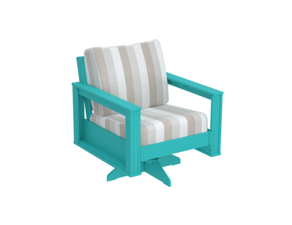 Modern Outdoor Swivel Arm Chair