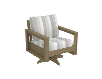 Modern Outdoor Swivel Arm Chair