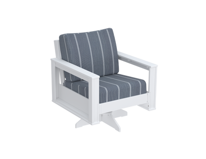 Modern Outdoor Swivel Arm Chair