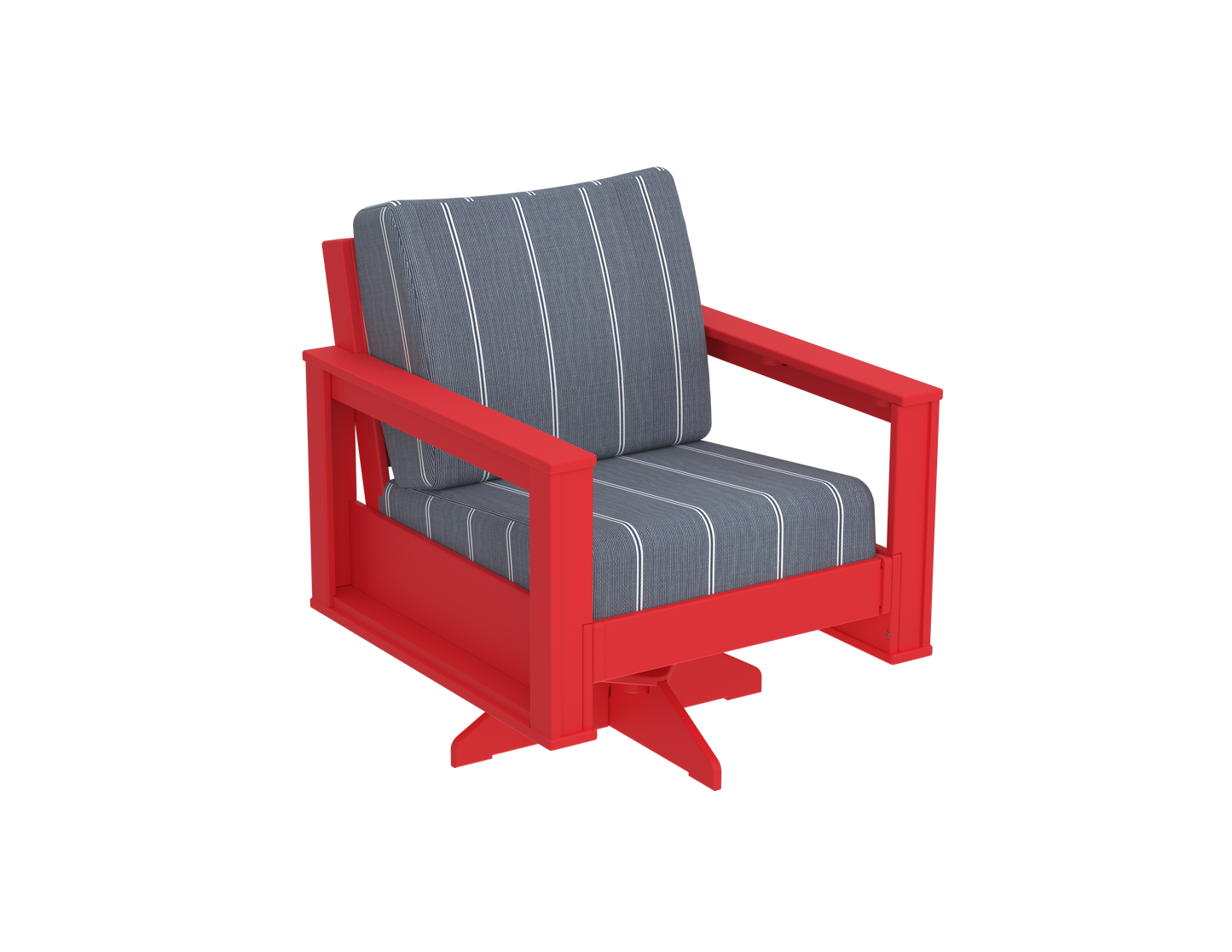 Modern Outdoor Swivel Arm Chair