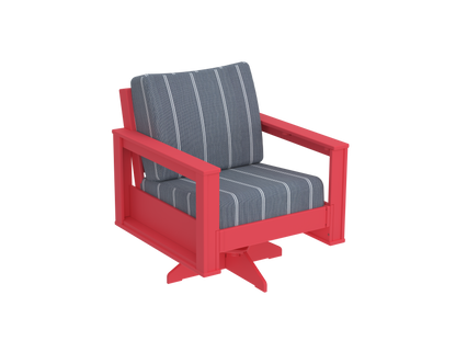 Modern Outdoor Swivel Arm Chair