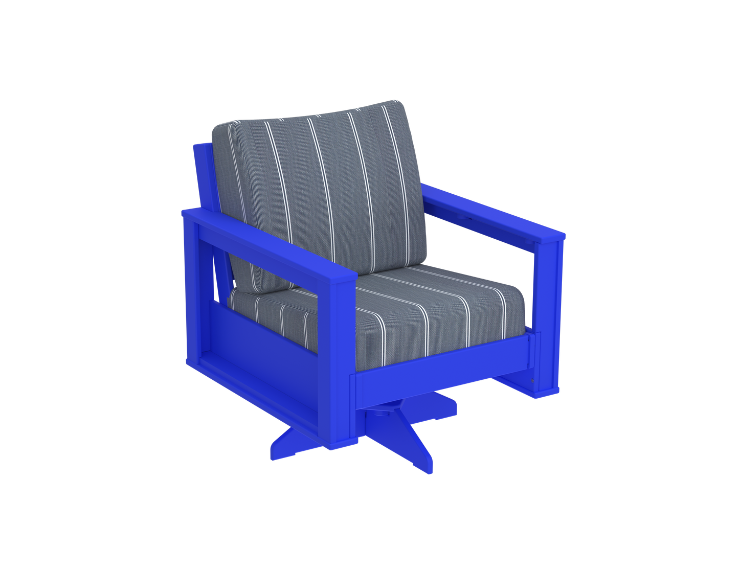 Modern Outdoor Swivel Arm Chair