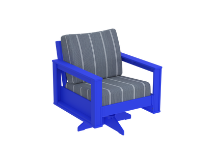 Modern Outdoor Swivel Arm Chair