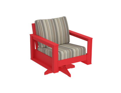 Modern Outdoor Swivel Arm Chair