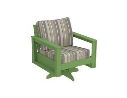 Modern Outdoor Swivel Arm Chair