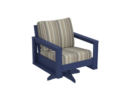 Modern Outdoor Swivel Arm Chair