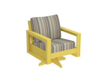 Modern Outdoor Swivel Arm Chair