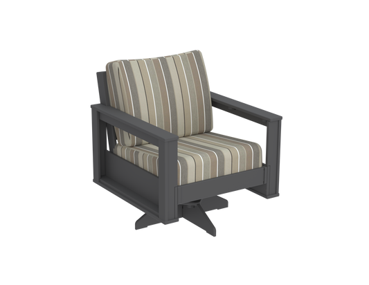 Modern Outdoor Swivel Arm Chair