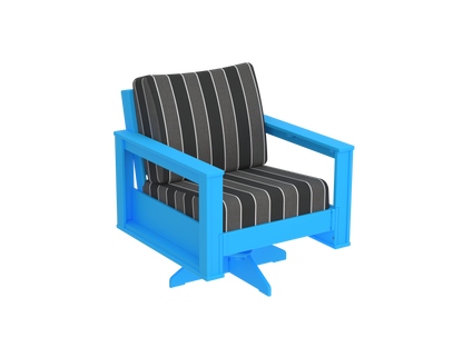 Modern Outdoor Swivel Arm Chair