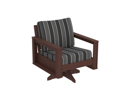 Modern Outdoor Swivel Arm Chair